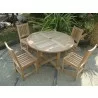 Anderson Teak SET-36 5-pc Dining Table Set Top - Anderson Teak SET-36 5-pc Dining Table Set Top