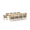 Anderson Teak 11-pc Toscana Dining Table Set Side