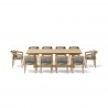 Anderson Teak 11-pc Toscana Dining Table Set Front