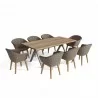 Anderson Teak 9-pc Alura Padua Dining Table Set - Anderson Teak 9-pc Alura Padua Dining Table Set