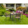 Seville 5-Pieces Square Dining Set