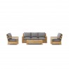 Anderson Teak 4-pc Madera Deep Seating - Front White BG