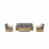 Anderson Teak 4-pc Madera Deep Seating - Front White BG - Anderson Teak 4-pc Madera Deep Seating - Front White BG