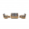  Anderson Teak 6-pc Madera Deep Seating - White BG