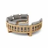Anderson Teak Circular Modular Deep Seating Set - SET-810 - Back Top Angled - Anderson Teak Circular Modular Deep Seating Set - SET-810 - Back Top Angled