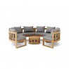 Anderson Teak Circular Modular Deep Seating Set - SET-810 - Front
