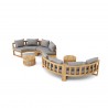 Anderson Teak Circular Modular Deep Seating Set - SET-813 - Side Angled