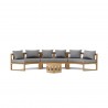 Anderson Teak Circular Modular Deep Seating Set - SET-814 - Front