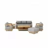  Anderson Teak 6-pc Granada Deep Seating - SET-901 - White BG -  Anderson Teak 6-pc Granada Deep Seating - SET-901 - White BG