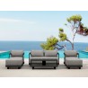 Anderson Teak SET-902-AL 6-pc Granada Aluminum Deep Seating