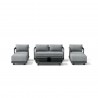 Anderson Teak SET-902-AL 6-pc Granada Aluminum Deep Seating Front