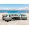 Anderson Teak SET-903-AL 6-pc Granada Aluminum Deep Seating - Anderson Teak SET-903-AL 6-pc Granada Aluminum Deep Seating