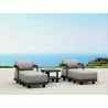 Anderson Teak SET-905-AL 5-pc Granada Aluminum Deep Seating - Anderson Teak SET-905-AL 5-pc Granada Aluminum Deep Seating