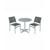 Powder Coating Aluminum Side Chair W/ Textile Back and Seat - Set - Powder Coating Aluminum Side Chair W/ Textile Back and Seat - Set