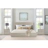 Armen Living Abbey King 3 Piece Bedroom Set in Grey Oak Wood