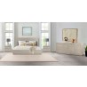 Armen Living Abbey King 4 Piece Bedroom Set In Grey Oak Wood