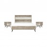 Armen Living Bridges 3 Piece King Bedroom Set in Two-Tone Acacia Wood 002