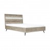 Armen Living Bridges 4 Piece King Bedroom Set in Two-Tone Acacia Wood SIde View