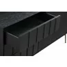 Armen Living Carnaby King 4 Piece Bedroom Set in Black Brushed Oak Wood  - Armen Living Carnaby King 4 Piece Bedroom Set in Black Brushed Oak Wood 
