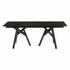 Cortina Varde Black Dining Table - Front - Cortina Varde Black Dining Table - Front