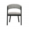 Cortina Rowan Black Dining Chair - Front