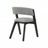 Cortina Rowan Black Dining Chair - Back Angle - Cortina Rowan Black Dining Chair - Back Angle