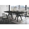 Cortina Rowan 5 Piece Black Dining Set - Lifestyle