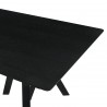 Cortina Lima Walnut Dining Table - Edge Close-Up