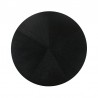 Armen Living Cirque and Varde 5 Piece Black Round Dining Set- Table Top