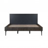 Armen Living Cross Dark Gray Solid Oak King Or Queen 4pc Bedroom Set 02