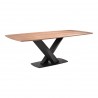 Noble Mid-Century Walnut Wood - Dining Table