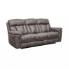 Armen Living Estelle Power Reclining 3 Piece Sofa and Recliner Set In Gunmetal Fabric 4