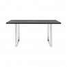 Armen Living Fenton and Blue Noah Piece Modern Rectangular Dining Set Table