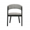 Laredo Rowan Black Dining Chair - Front