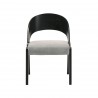 Laredo Polly Black Dining Chair - Front
