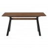 Laredo Polly Black Dining Table - Front