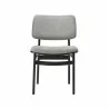Laredo Lima Black Dining Chair - Front - Laredo Lima Black Dining Chair - Front