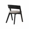 Laredo Jackie Black Dining Chair - Back Angle - Laredo Jackie Black Dining Chair - Back Angle