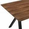 Laredo Jackie Black Dining Table - Table Close-Up - Laredo Jackie Black Dining Table - Table Close-Up