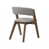 Laredo Rowan Walnut Dining Chair - Back Angle