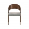 Laredo Polly Walnut Dining Chair - Front