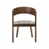 Laredo Jackie Walnut Dining Chair - Front