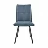 Armen Living Margot and Blue Rylee 5 Piece Modern Rectangular Dining Set- Chair Front - Armen Living Margot and Blue Rylee 5 Piece Modern Rectangular Dining Set- Chair Front