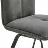 Armen Living Margot and Charcoal Rylee 5 Piece Modern Rectangular Dining Set- Chair - Armen Living Margot and Charcoal Rylee 5 Piece Modern Rectangular Dining Set- Chair
