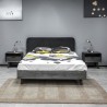 Mohave 3 Piece Acacia Queen Bed and Nightstands Bedroom Set - Lifestyle 2