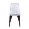 Oasis and Island Dark Eucalyptus And Stone Dining Chair - Front