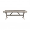 Armen Living Costa Outdoor Patio 7-Piece Dining Table Set With Side Chairs In Grey Acacia Wood And Rope 5