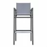 Armen Living Marina Outdoor Patio Barstool In Grey Powder Coated Finish With Grey Sling Textilene And Grey Wood Accent Arms 3 - Armen Living Marina Outdoor Patio Barstool In Grey Powder Coated Finish With Grey Sling Textilene And Grey Wood Accent Arms 3