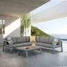 Armen Living Nofi 4 piece Outdoor Patio Set In Charcoal/Gray Finish With Taupe/Gray Cushions And Teak Wood 09 - Armen Living Nofi 4 piece Outdoor Patio Set In Charcoal/Gray Finish With Taupe/Gray Cushions And Teak Wood 09