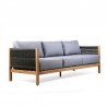 Armen Living Sienna 4 Piece Acacia Wood Outdoor Sofa Seating Set with Teak Finish and Grey Cushions 02